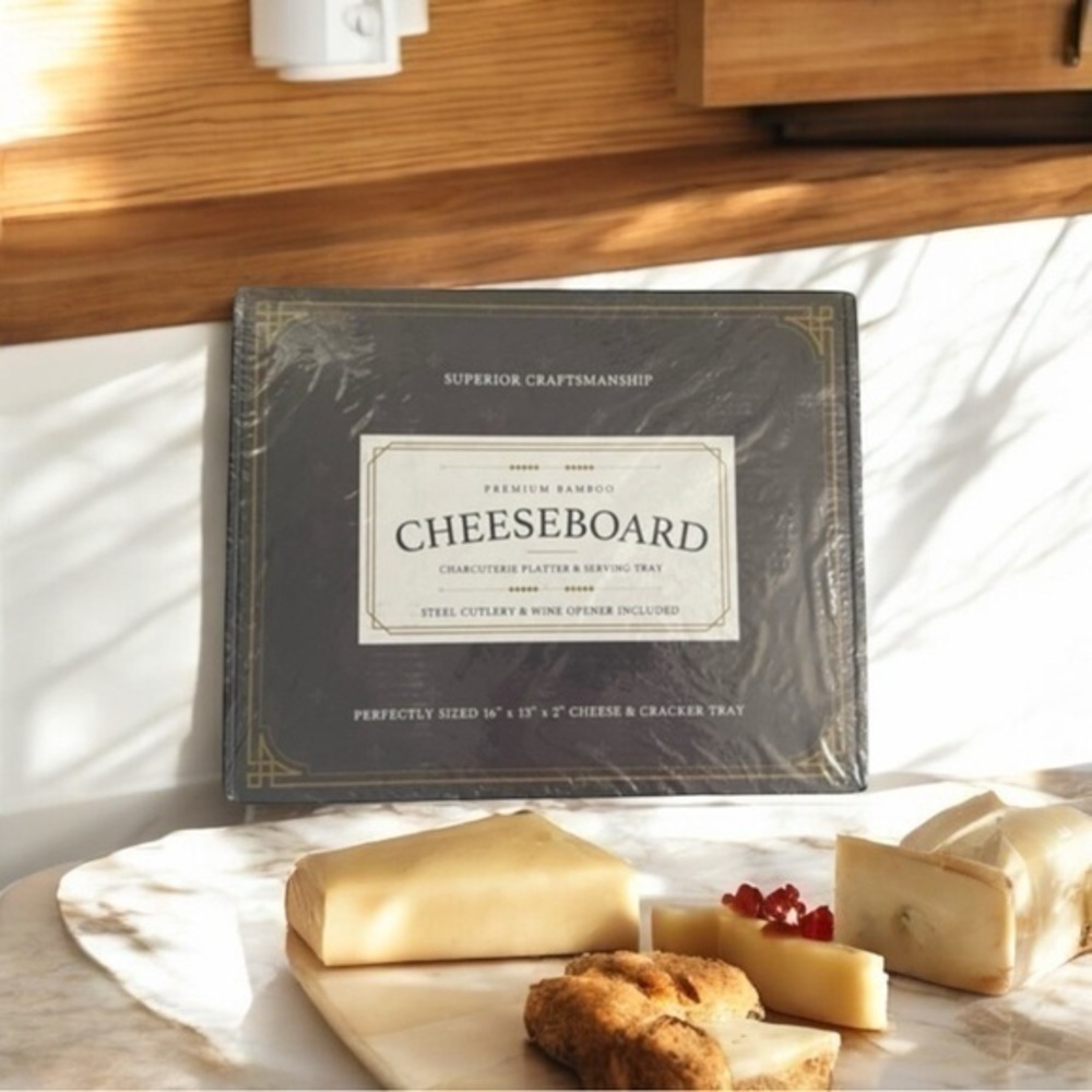 Smirly Premium Bamboo Cheeseboard